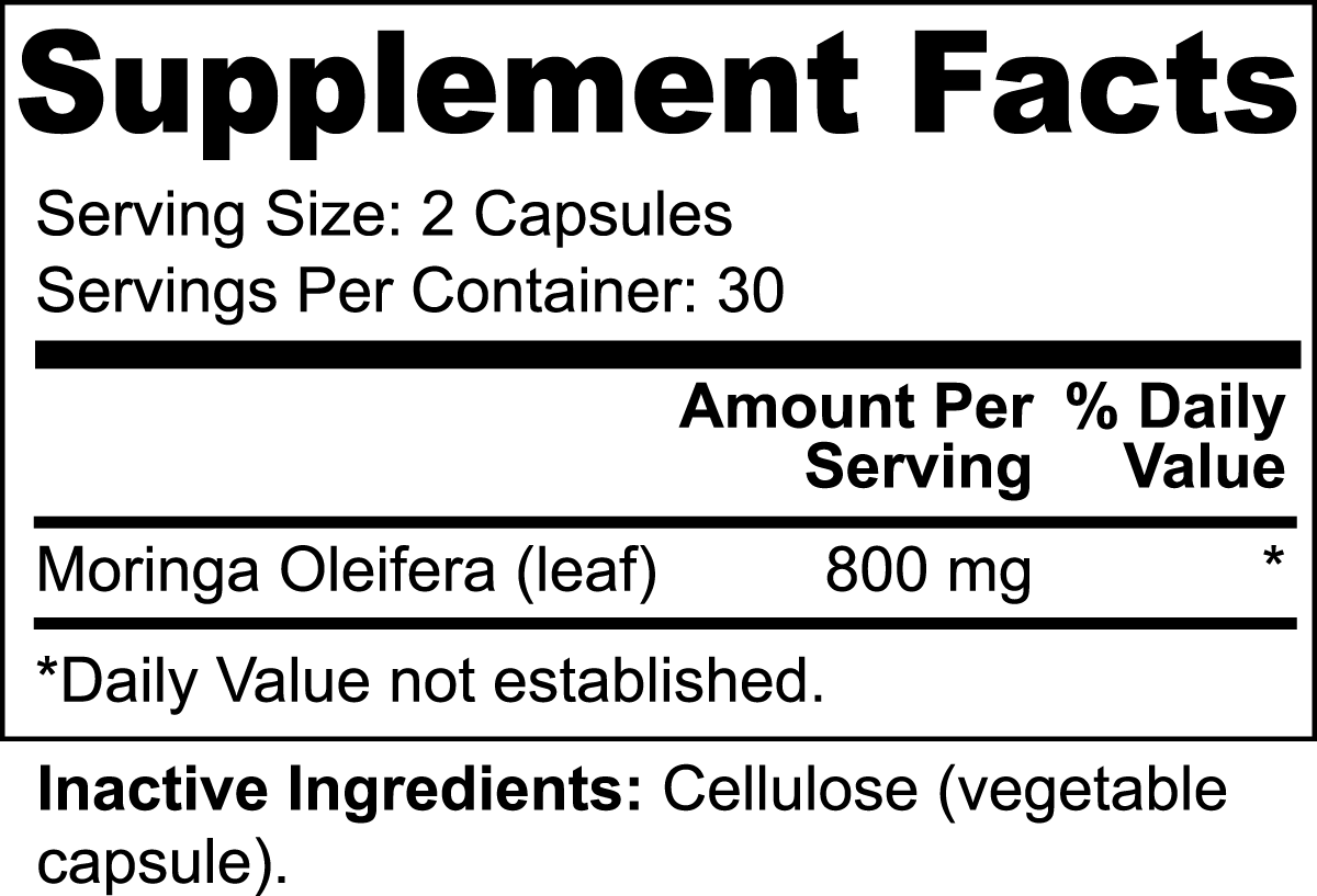 Pure Moringa Capsules