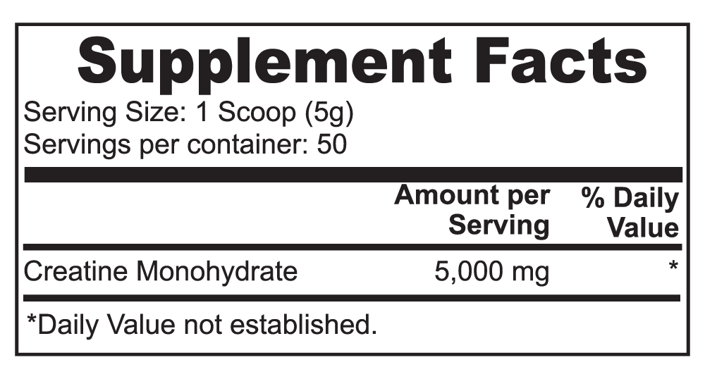 Creatine Monohydrate Powder